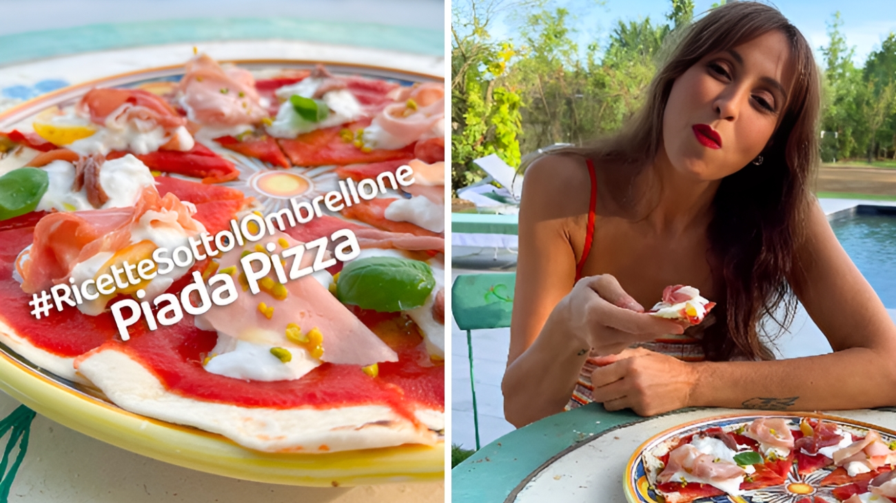 La ricetta di Benedetta Parodi: una pizza con la piadina